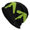 Punk Zwillinge Mütze Hut Herbst Winter Outdoor Totenkopf Mützen Beanie Hut Elektronische Musik für Unisex Damen Sommer Thermisch Elastische Kappe