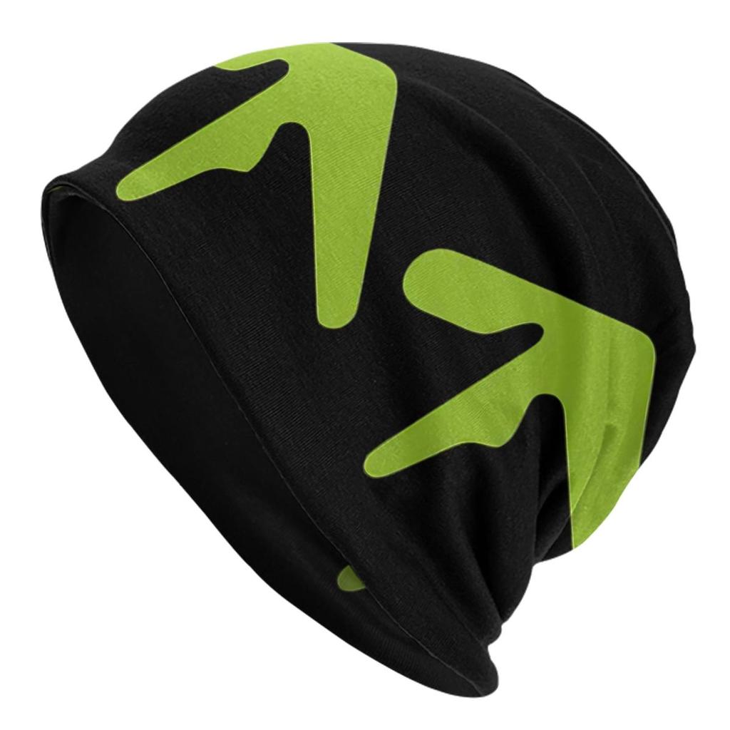Punk Zwillinge Mütze Hut Herbst Winter Outdoor Totenkopf Mützen Beanie Hut Elektronische Musik für Unisex Damen Sommer Thermisch Elastische Kappe