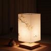 Retro-Nachttischlampe im chinesischen Stil – Hölzerne Tischlampe für warme Schlafzimmerdekoration