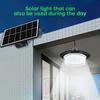 Solar Shed Barn Light Indoor Outdoor 244 LED Solar Pendant Light 5 Modes Solar Motion Sensor Light with Remote IP65 Waterproof