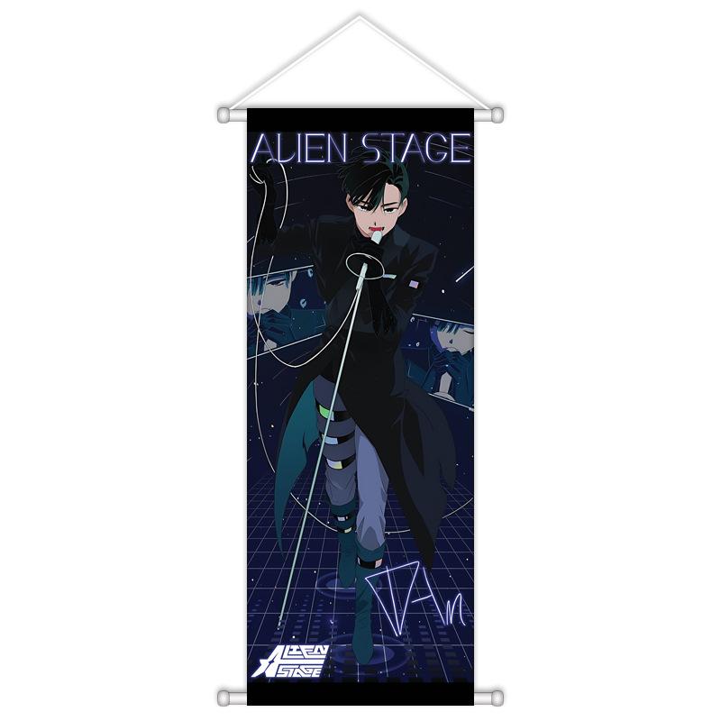 Anime Alien Stage Mizi Sua Ivan Till Hyuna Luka Wall Scroll Poster Decoration Gifts
