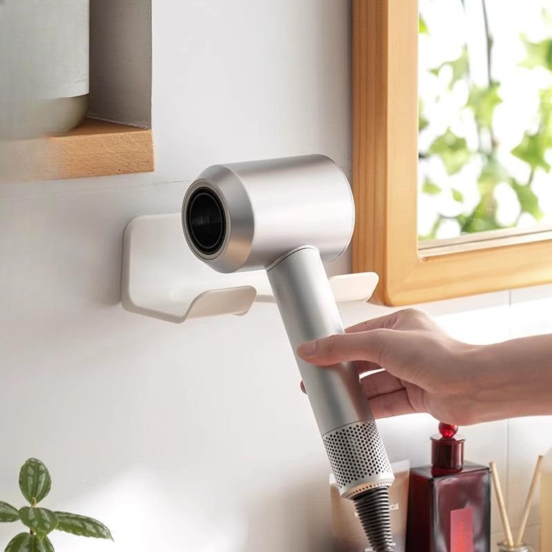 Hair Dryer Stand, No Need for Drilling, Bathroom Storage Rack, Hair Dryer Hanging Rack, Multi-functional Hair Dryer Placement Rack