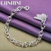 CHSHINE 925 Sterling Silver Cute Dog Pendant Bracelet For Women Lady Wedding Party Fashion Charm Jewelry