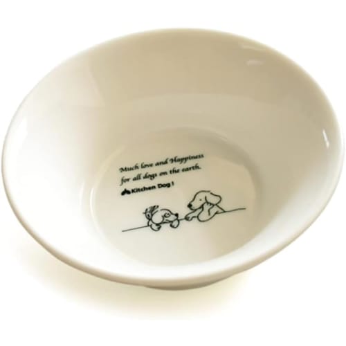 

Mori Osamu Ware (Shinshuyaki) Medium Dog Bowl, Diameter 175mm x Height 65mm (Made in Japan, Microwave Safe, Far Infrared, Negative Ion)