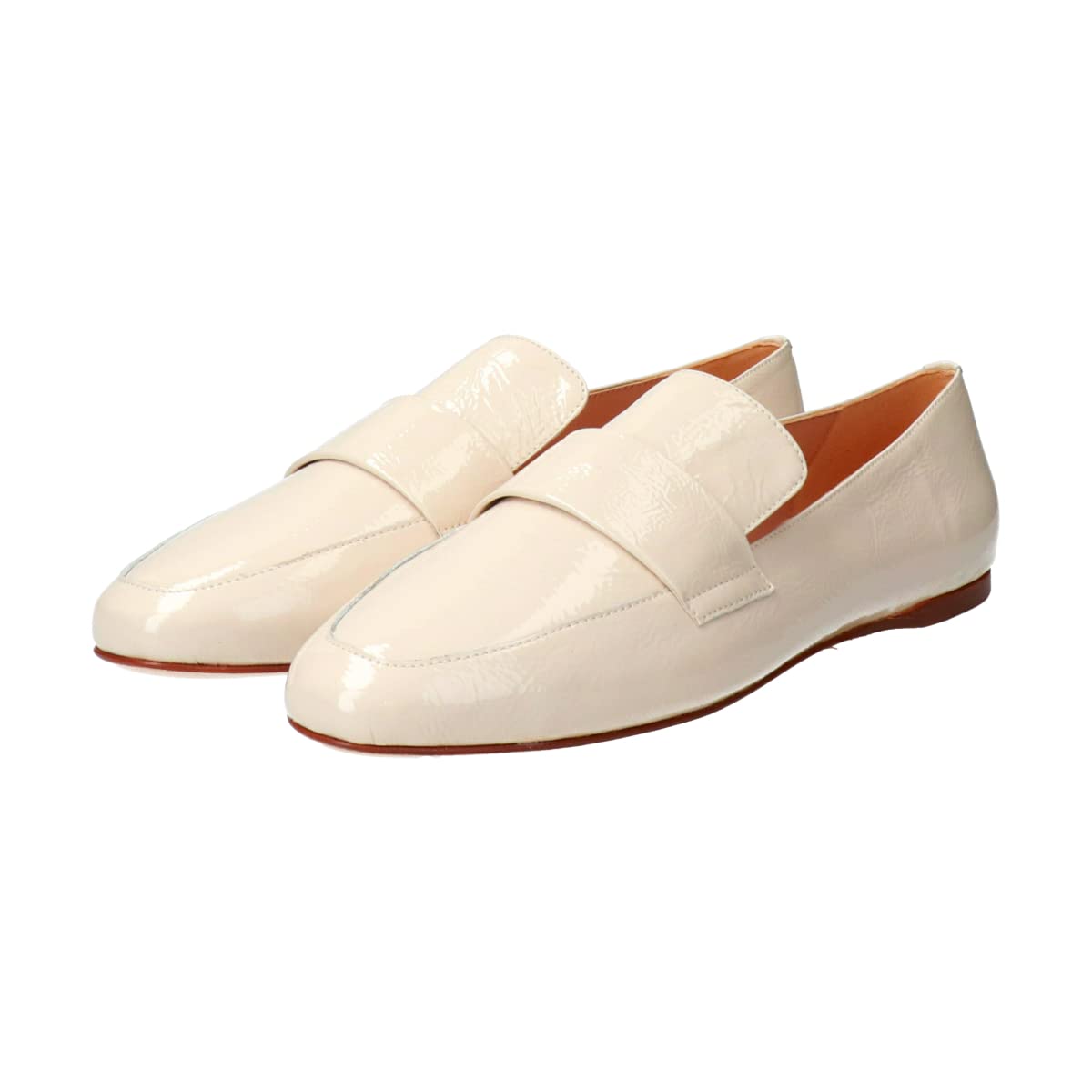 

Loafers Mocha Design Leather Shoes cm [Fabiorsconi] Women s Off-White 22.5