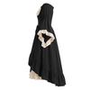 Women's Corset Dress, Puff Sleeve Gothic Costume for Halloween