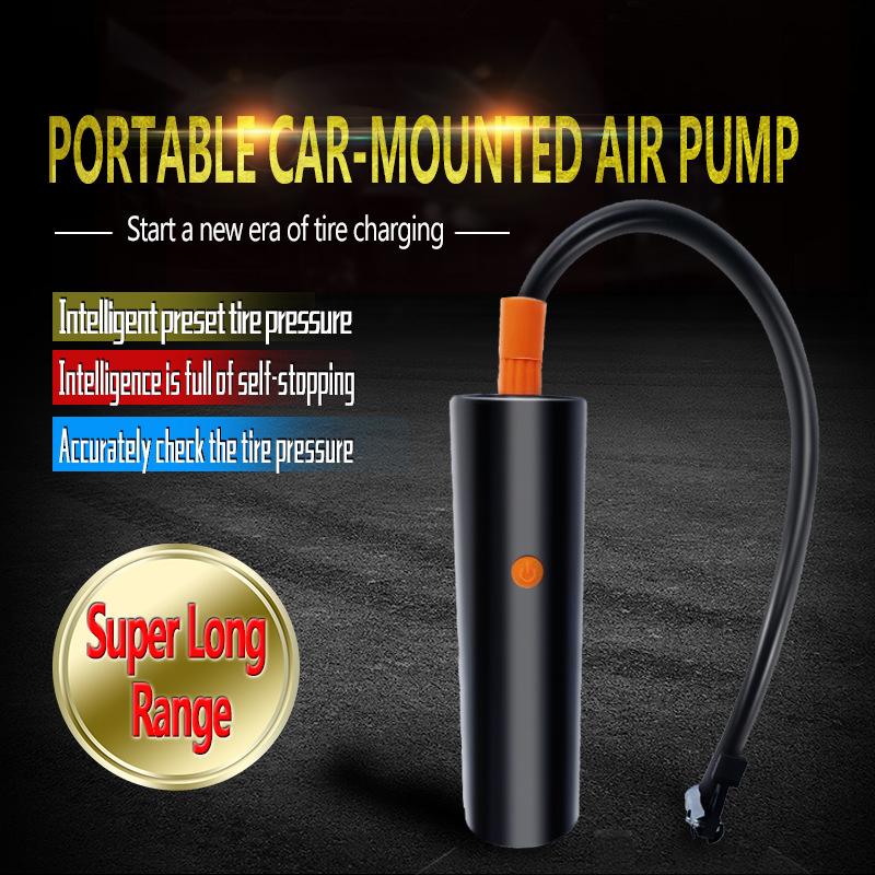 Pompe à air portable 12V pour voiture Gonfleur de pneus Compresseur d'air 150PSI Pompe à air filaire compacte Pompe pour vélos Gonfleur de pneus pratique et polyvalent