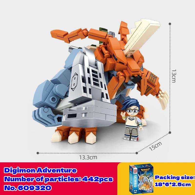 Digimon Building Blocks Kawaii Yagami Taichi Agumon Model Educational Assembly Childrens Toys Birthday Gift Gabumon Figure