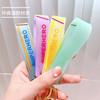 Stylish Resin Bear Keychain Transparent Design For Creative Gift Giving