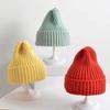 Korean Style Baby Knitted Hat Wool Pullover Cap Sweet Knitted Beanie Hat  Winter