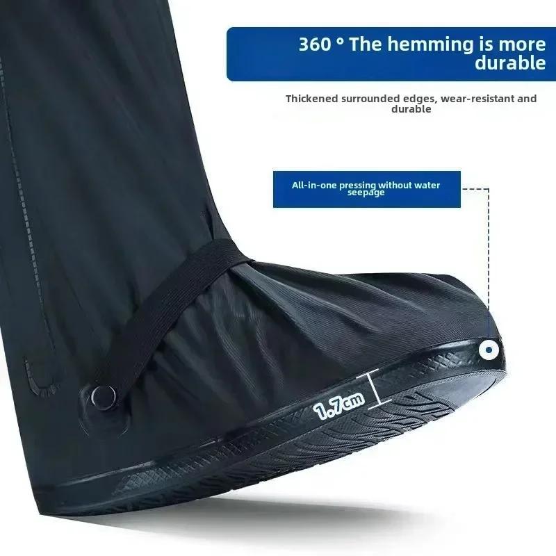 Cammping Outdoor Waterproof Rain Boot Covers Anti - Skid Durable Reflective Suitable All Genders Indoor Footwear Accessories