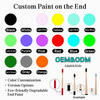 Custom Color Paint Round Handle Kids Soft Eco Degradable BPA Free Bamboo Handle Bamboo Toothbrush