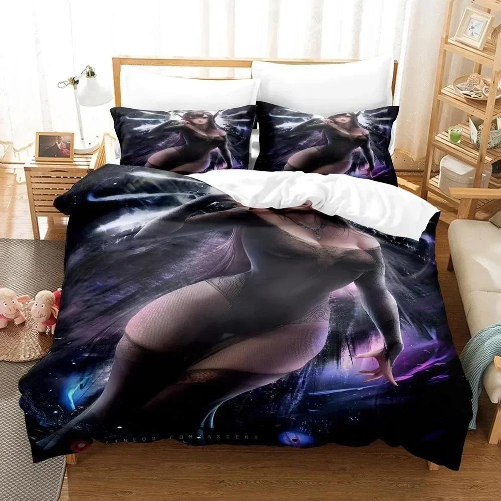 3D Printing  Sexy Girls Overwatch Bedding Set Duvet Cover Sheet Pillowcase Bed Full Queen King Size Comforter Bedroom