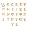 Cross Alloy Rhinestone Nail Art: 26 English Letters, Super Shiny Metal Stickers