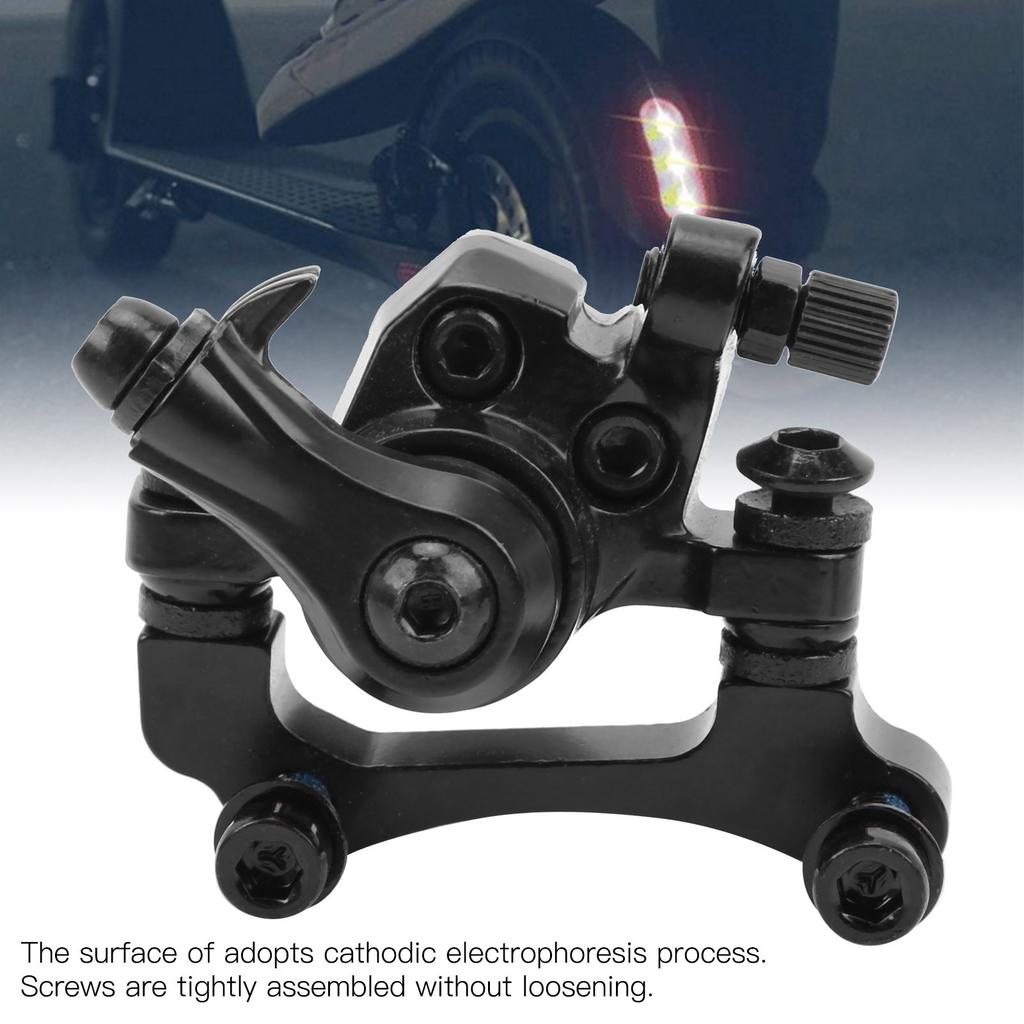 Electric Scooter Front Brake, High Strength Aerospace Aluminum Alloy with Nitrided Rust Proof Screws and Cathodic Electrophoresis Finish, for 8in 10in