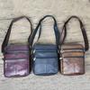 Men's Genuine Leather Crossbody Shoulder Bags High Quality Tote Fashion Business Man Messenger Bag Leather Bags Fanny Pack