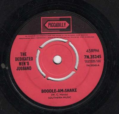 7inch Record DEDICATED MEN'S JUGBAND - Boodle-Am-Shake 7N35245 Piccadilly 1965 UK Jazz Used