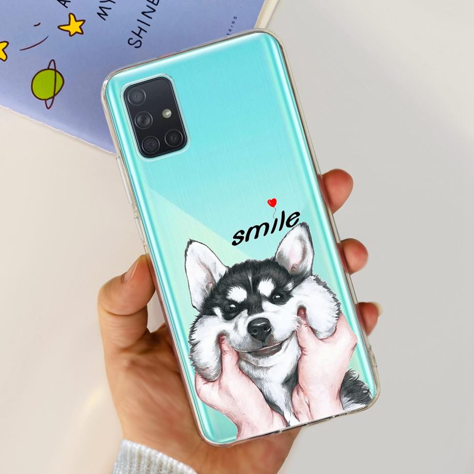 

Чехол для Samsung Galaxy A51 A71 Роскошный Расписной Чехол Прозрачный Силиконовый Чехол для Телефона для Samsung Galaxy A71 A 51 A515F A715F Мягкие Чехлы Samsung Galaxy A51