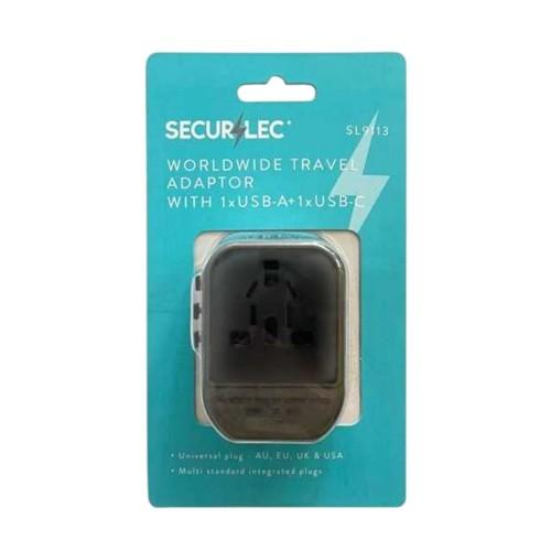 Securlec Universal Global Travel Adapter