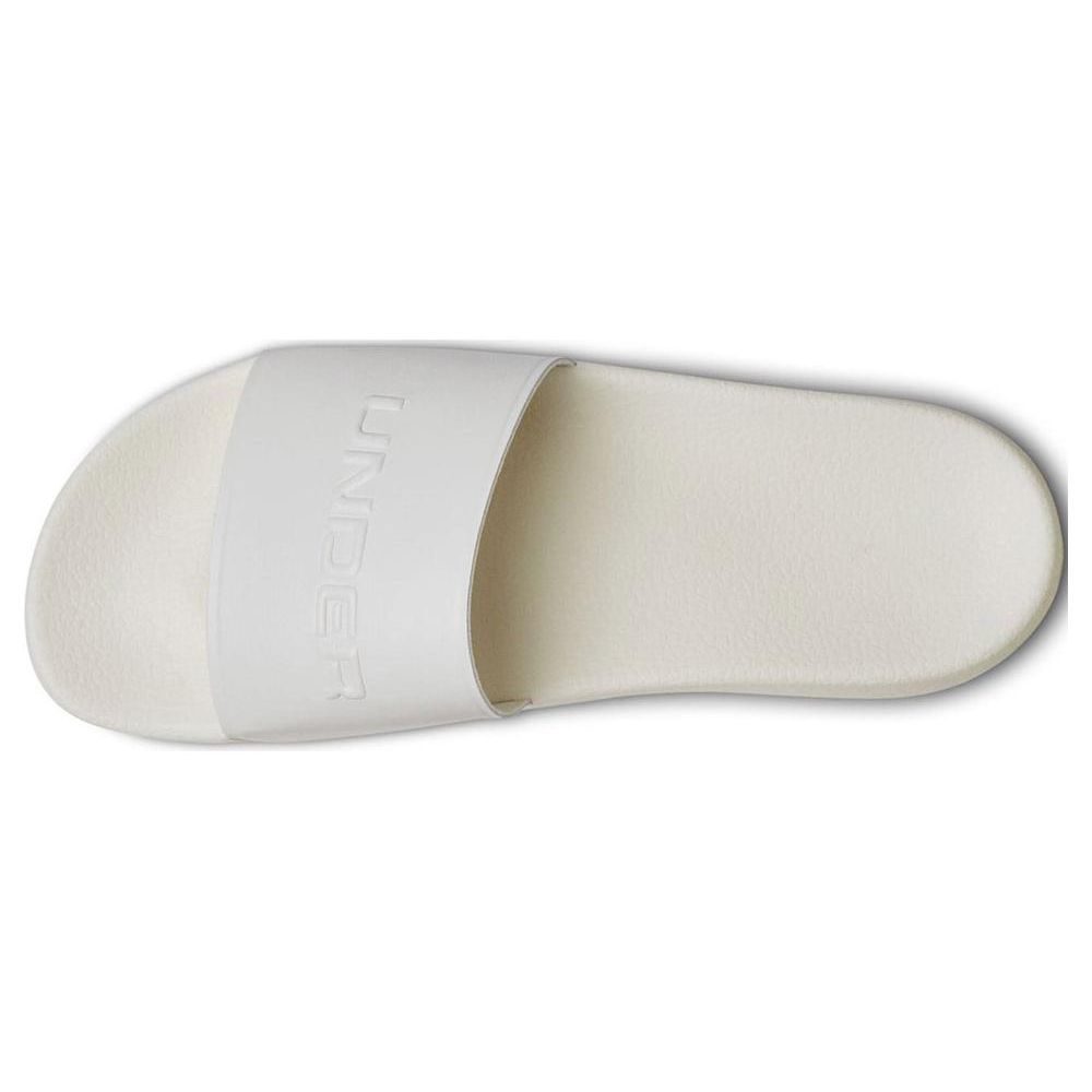 Under Armour Core Remix Comfortable Versatile Quick-Dry Slide Sandals Men Footwear White 3021282-101