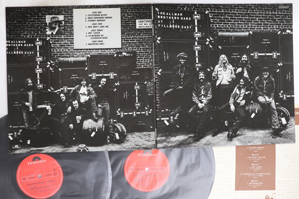 LP Record ALLMAN BROTHERS BAND - Allman Brothers Band At Fillmore Ea 35MM0099100 POLYDOR 1981 Japan Rock Used