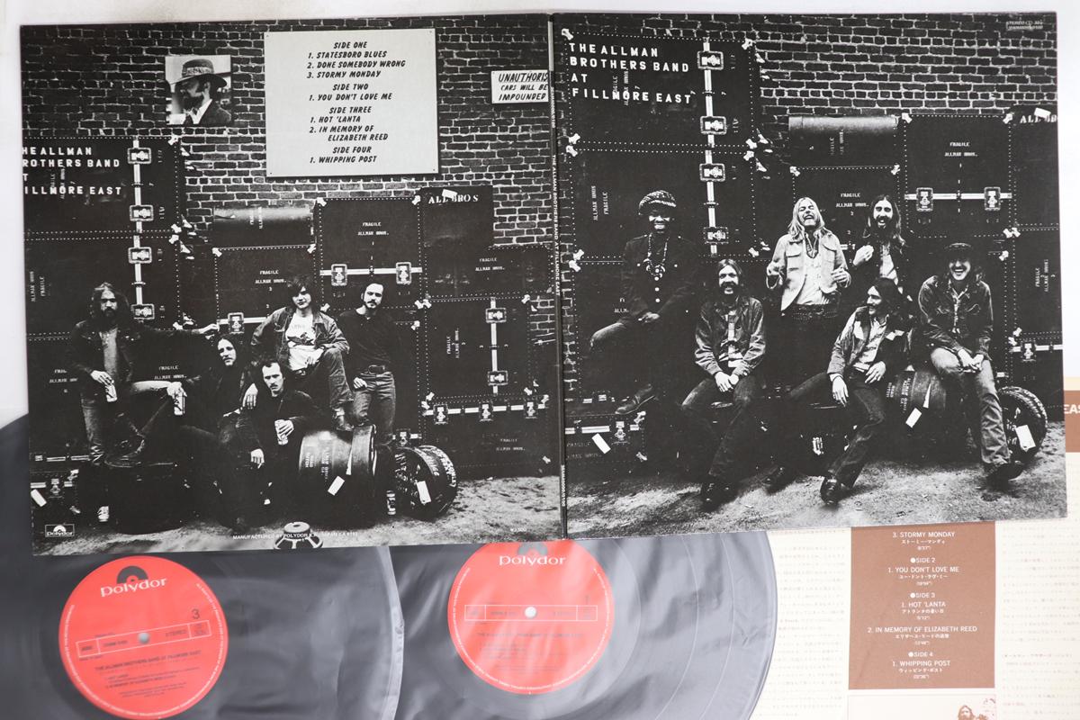 

LP Record ALLMAN BROTHERS BAND - Allman Brothers Band At Fillmore Ea 35MM0099100 POLYDOR 1981 Japan Rock Used