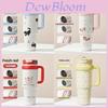 Cat 1000ml Insulated Travel Mug With Handle For Office And Outdoors