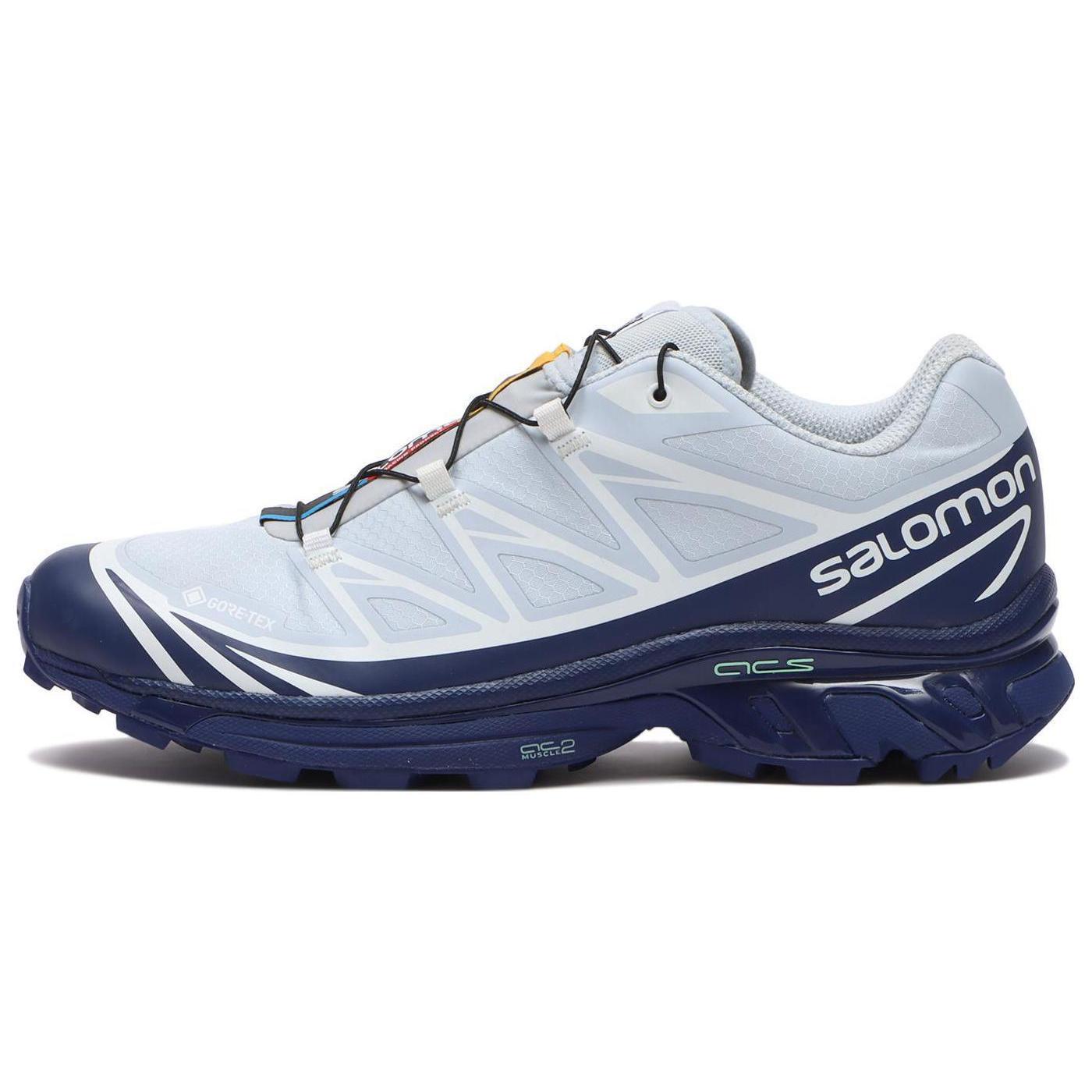 

Новые SALOMON XT 6 Gore Tex Blue Print Heather White L47291900 42