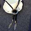 Korean Men's Gem Inlaid Bolo Tie Necklace and Shirt Ornament