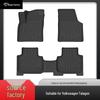 Volkswagen Car Floor Mats for Taigo, Tayron, Talagon, Tharu, Gac Touran, and Phideon - Special TPE, Eco-Friendly, Odorless.