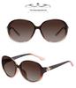 Women's Polarized Rhinestone UV Protection Sunglasses - Stylish Large Frame