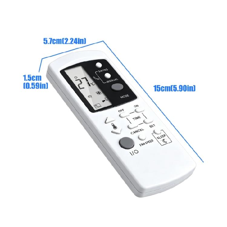 Portable Infrare Remote For Galanz GZ1002BE1 GZ1002BE3 Air Conditioning Units Controller Impact Resistant Plastic Case