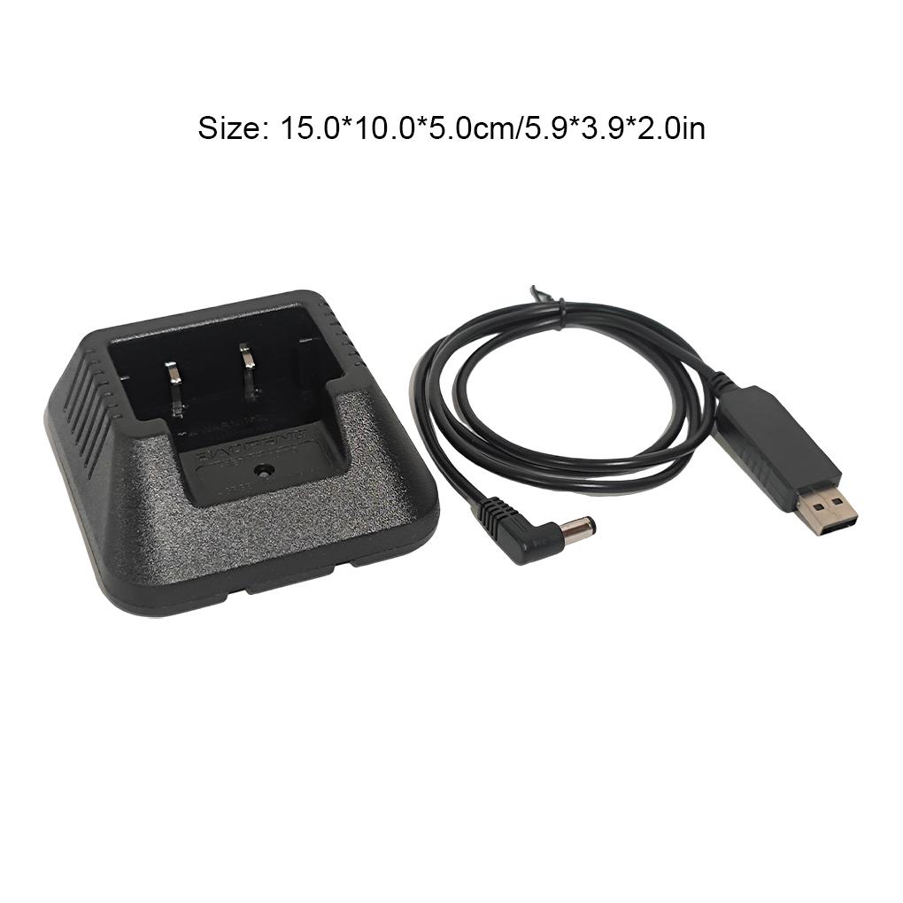 Original USB Adapter UV-5R Charger Pofung Two Way Radio UV5R Walkie Talkie UV 5R Li-ion Battery Charger Accessories Charger Wire