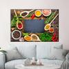 Modern Mura Colorful Kitchen Condiment Canvas Painting Abstract Pictures for Nordic Living Room Kitchen Wall Art Decor No Frame