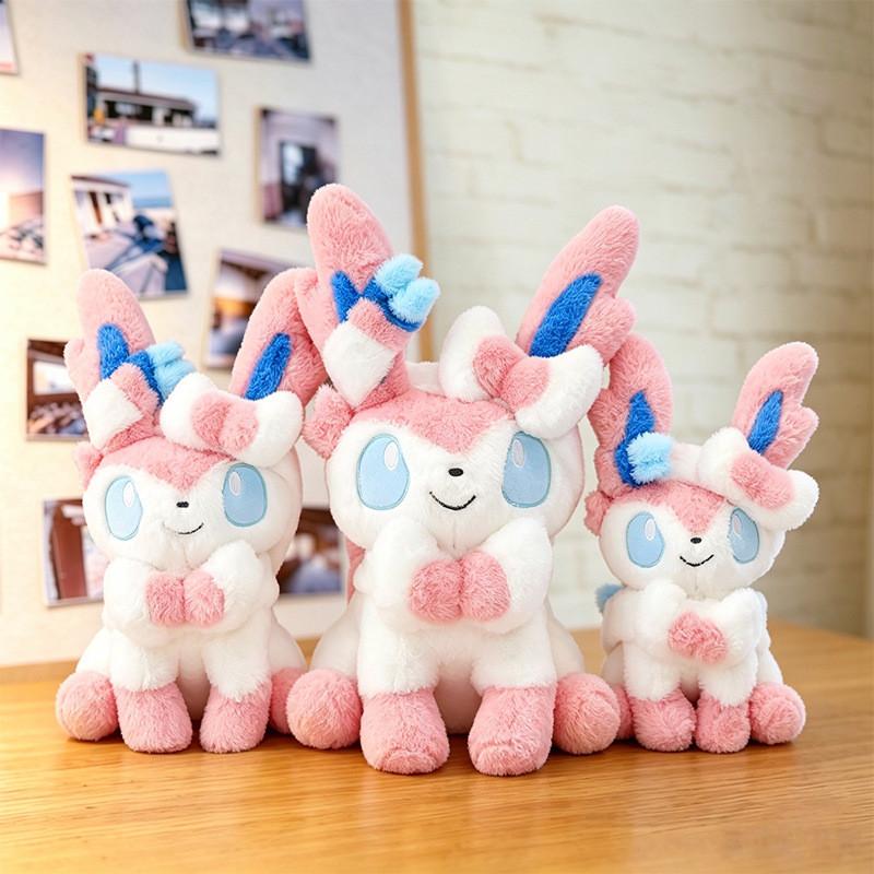 Sylveon Plush Toy With Short Plush Material For Kids And Collectors