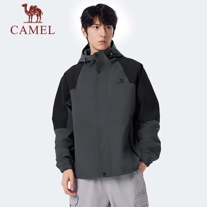 CAMEL Men's Windproof Waterproof Hiking Jacket