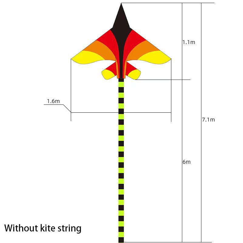 

Детские мультяшные воздушные змеи в форме самолета легко запускаются при слабом ветре Style B