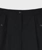 FALLETT Synthetic Fiber Parachute Pants Black