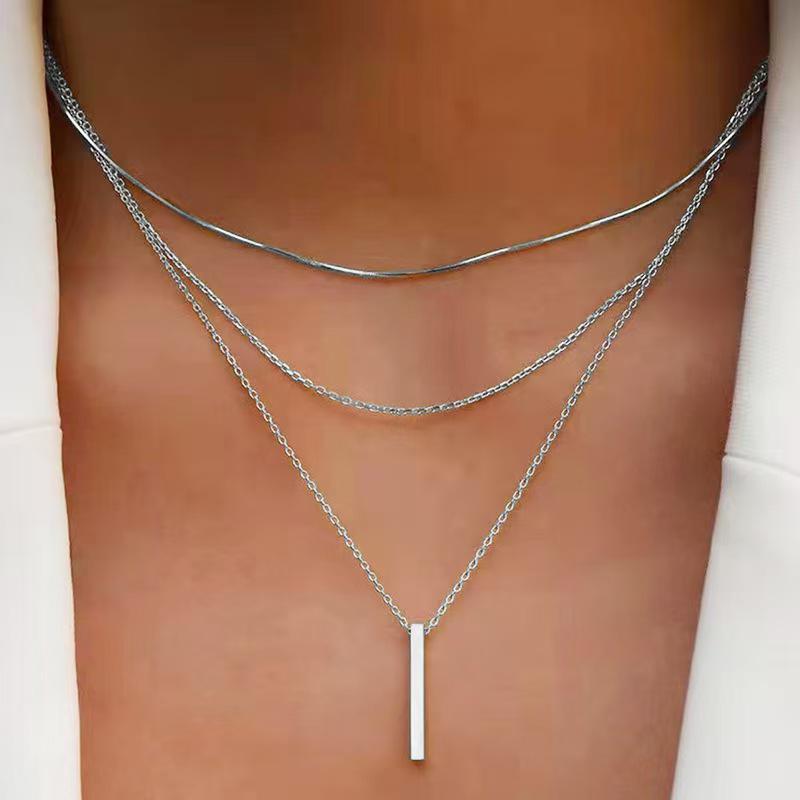 Bohemian Multi-layered Collarbone Necklace - European & American Fashion, High-End Women s Jewelry