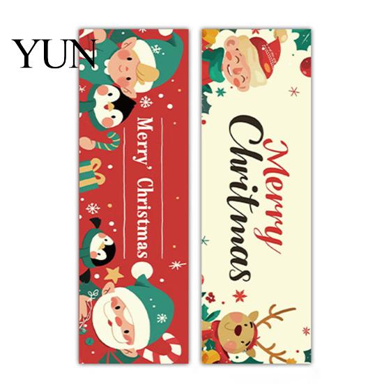 Gift Packaging Finishing Touches Christmas Sealing Stickers, Self-adhesive Decorative Labels, Coated Paper Box Labels Roll Stickers for Envelope Seals