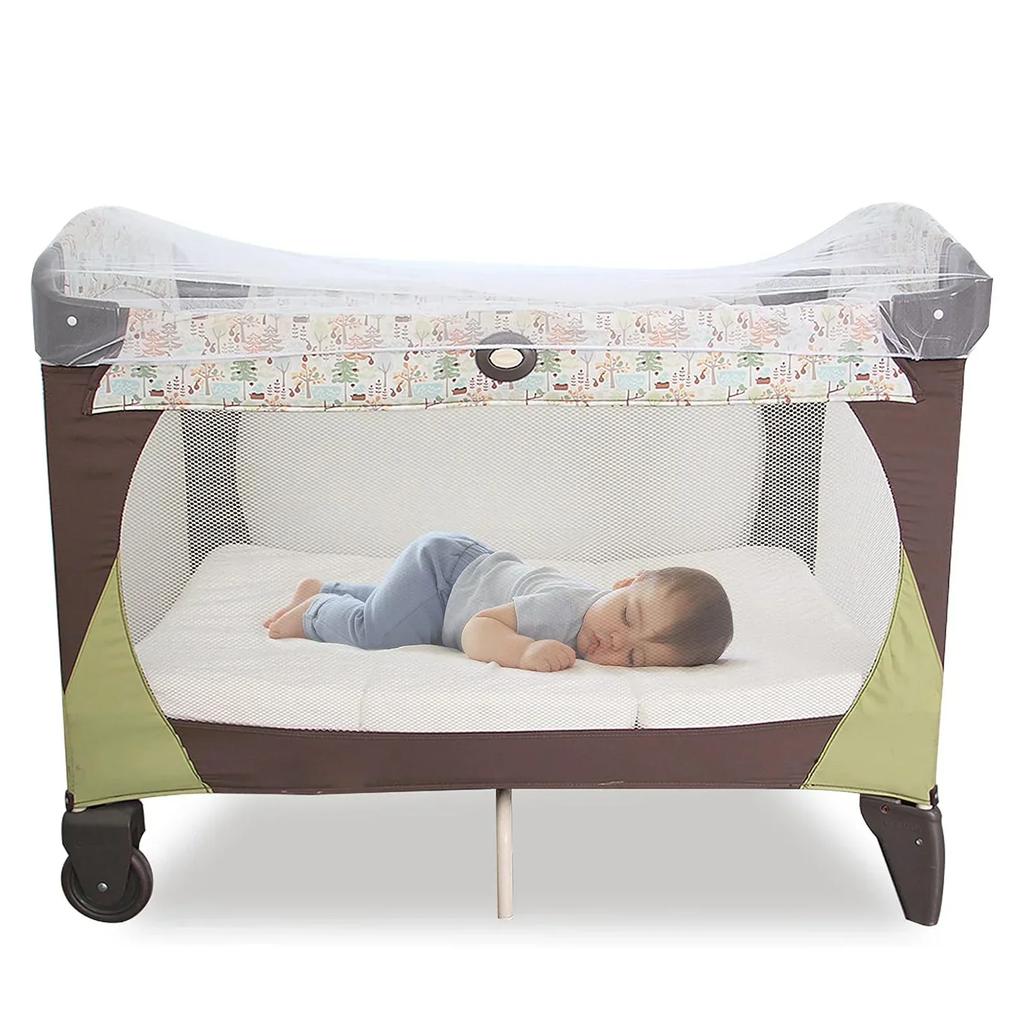 Baby Mosquito Net for Stroller Reusable Bug Net for Stroller Portable Mini Crib Portable & Durable Baby Insect Netting