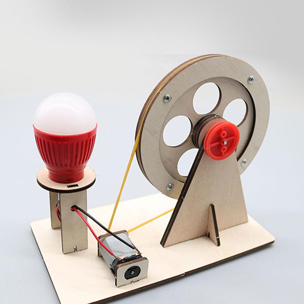 Hands On Educational Generator Kit Hand Cranked for Kids to Explore Electricity Generation and Support STEM Learning Goals