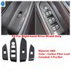 Car Accessories Inner Door Handle Armrest Window Glass Lift Button Control Panel Frame Cover Trim For Mazda CX-5 CX5 2017 -