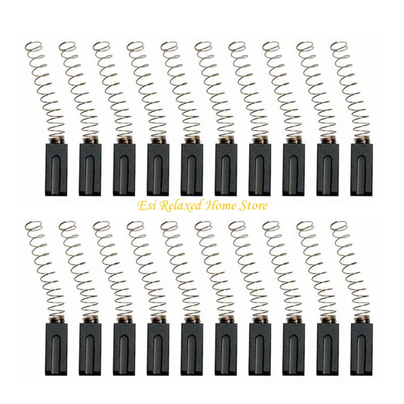 B46E 20PCS Carbon Brushes Welding Machine Part Suitable for Plastic Welding Machine Motors Ensuring Efficient Operations
