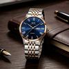 IW Top-Marke Roségold Blau Herrenuhr Luxus Automatische Herrenuhr Rom-Zeit Miyota Mechanisch Datumsanzeige Uhren Wasserdicht reloj