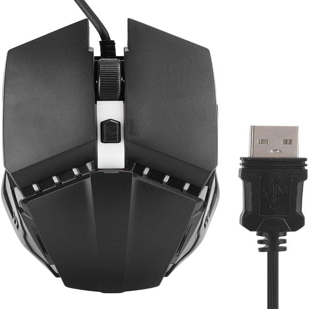 4 Buttons Wired Gaming Mouse Ergonomic Design RGB Gaming Mouse Optical Gaming Mouse  For Gamer