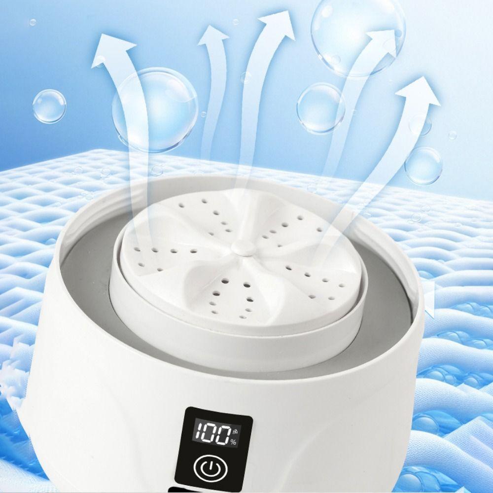 Rotierende Waschmaschine Mini Automatischer Zyklus Reinigungswerkzeuge Praktischer Wäschebecher Wohnheim