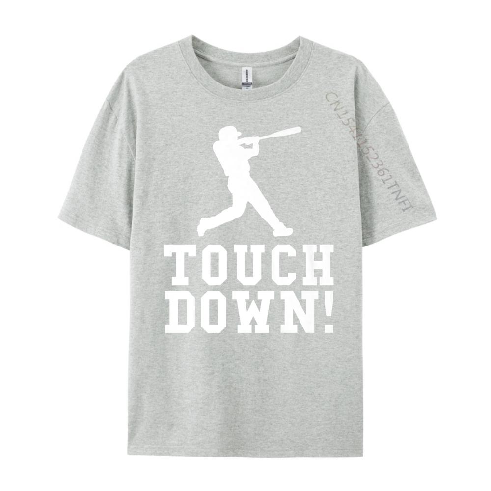 Funny Touchdown Baseball 3XL Men Clothing Gifts For Men Graphic Graphic Tee Original Mens TShirts Creative
