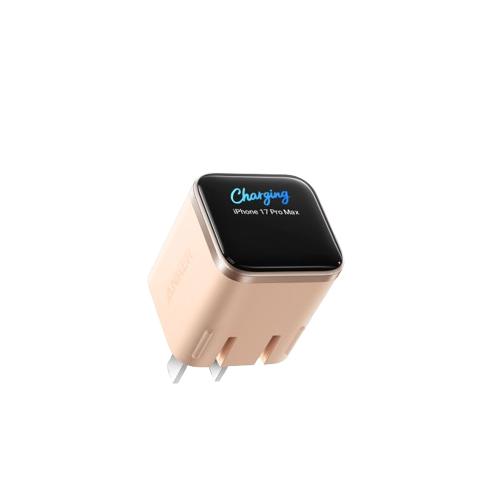 Anker 45W Nano Smart Typ C Ladegerät Schnellladung Faltbarer Stecker Kompaktes Bildschirmdisplay für iPhone 17 Pro Max 16 Pro USB C Ladegerät
