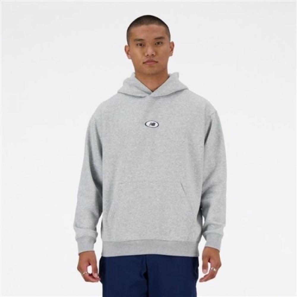 

New Balance Толстовка Galleria Hoops Brushed с капюшоном Mt41581 Agt New Balance 2XL